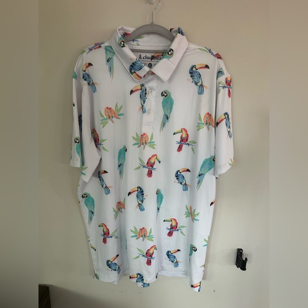 Chubbies The Dude Where's Macaw Polo